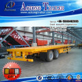 40T 20/40 feet used container flatbed semi trailer for sale (skeleton type optional)